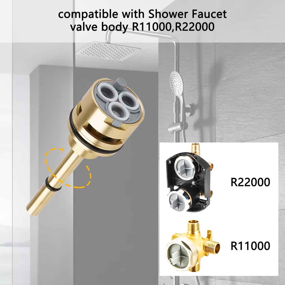 NBPLUS RP51919 Delta valve-fit image showing R11000/R22000 compatibility