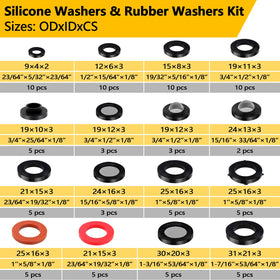 NBRINGO 18-size O-ring assortment for wide sealing applications.