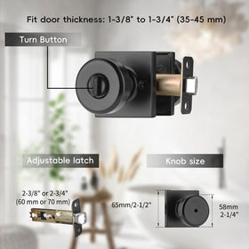NCSEN Pismo heavy-duty knob with metal body for daily reliability.