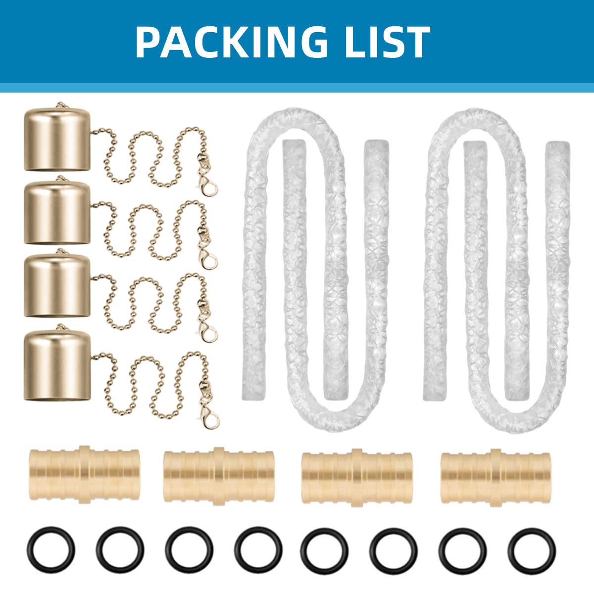 NCYOEW pack of 4 torches ready to transform bottles into decorative lighting