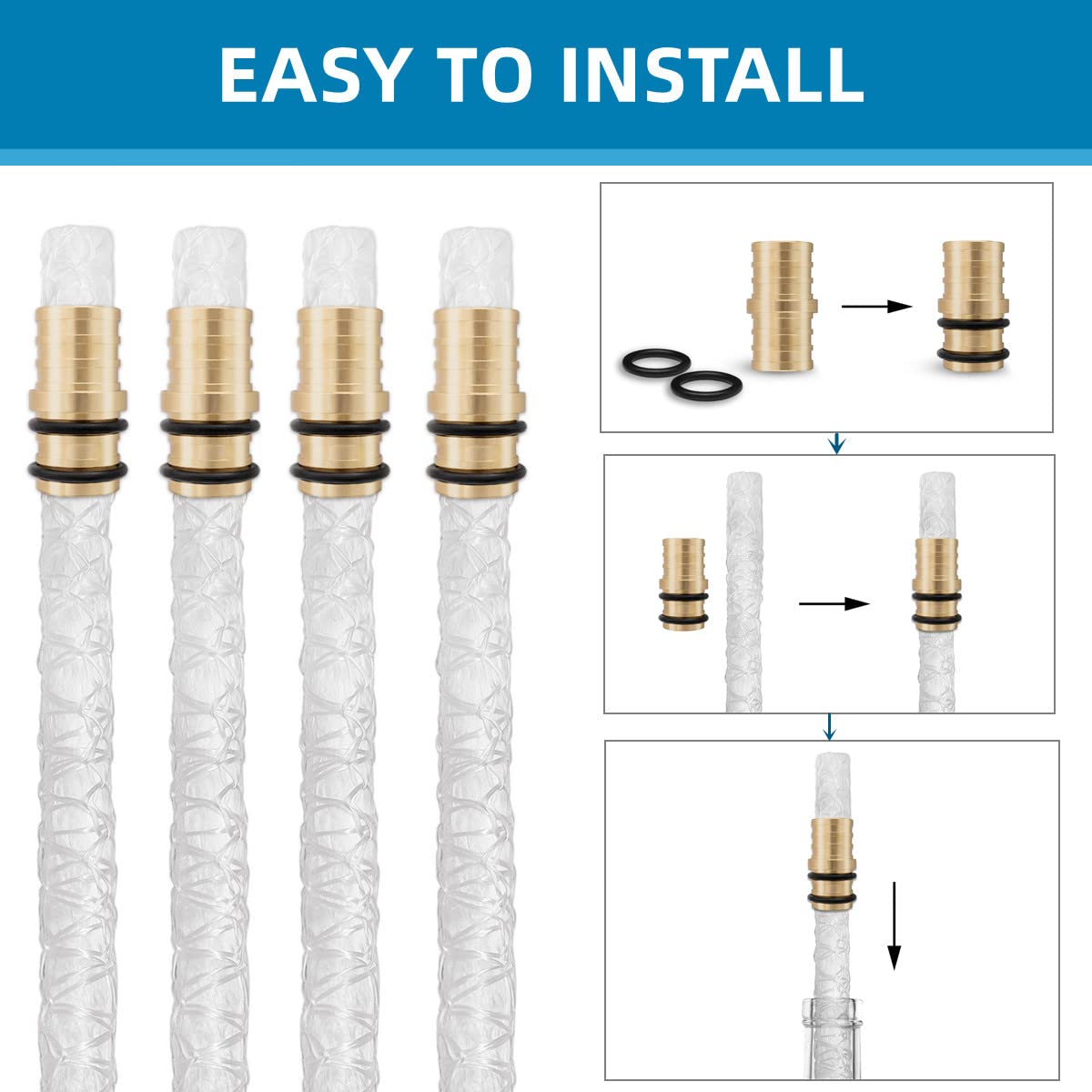 NCYOEW premium fiberglass wicks for steady, long-lasting burn