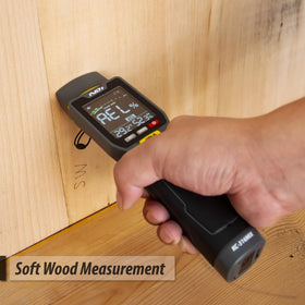 NDI 7 in 1 moisture meter hardwood mode display for solid wood moisture levels