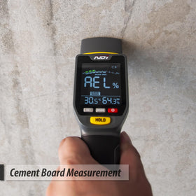 NDI 7 in 1 moisture meter mildew index bar highlighting potential mildew risk indicators