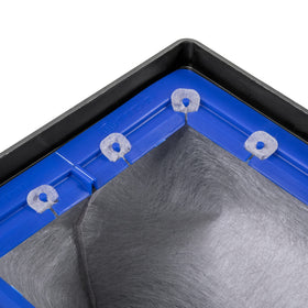 NDS 1200FFRTL filter preassembled in basin grate seat for fast installation
