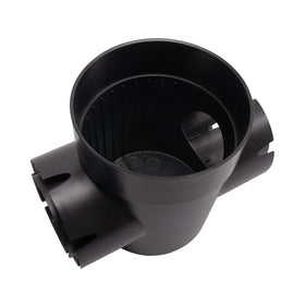 180-degree outlet arrangement enables versatile drainage layouts