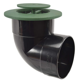 NDS 422G elbow assembly shown enabling secure 4-inch pipe connections
