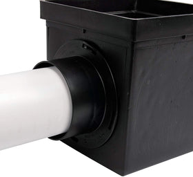 NDS 900BKITRTL1PK 9-inch surface area aids water flow toward the drain