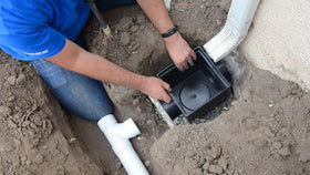 NDS 900BKITRTL1PK dual openings support straightforward adapter connections for versatile drainage