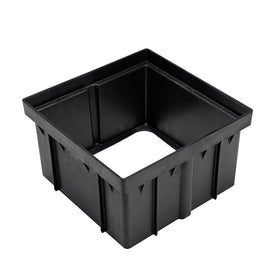 NDS catch-basin-riser six-inch-height elevates surface water capture for deeper basins.
