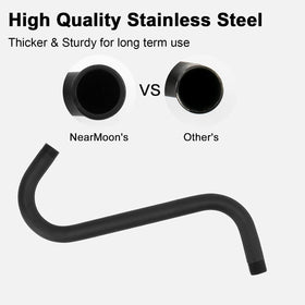 NearMoon 1/2 inch NPT compatible shower arm extension for standard plumbing