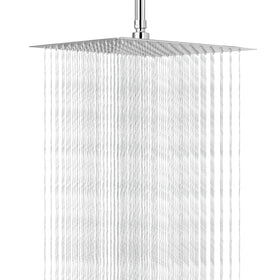 NearMoon 10-inch rain shower head in brushed nickel with broad rainfall coverage