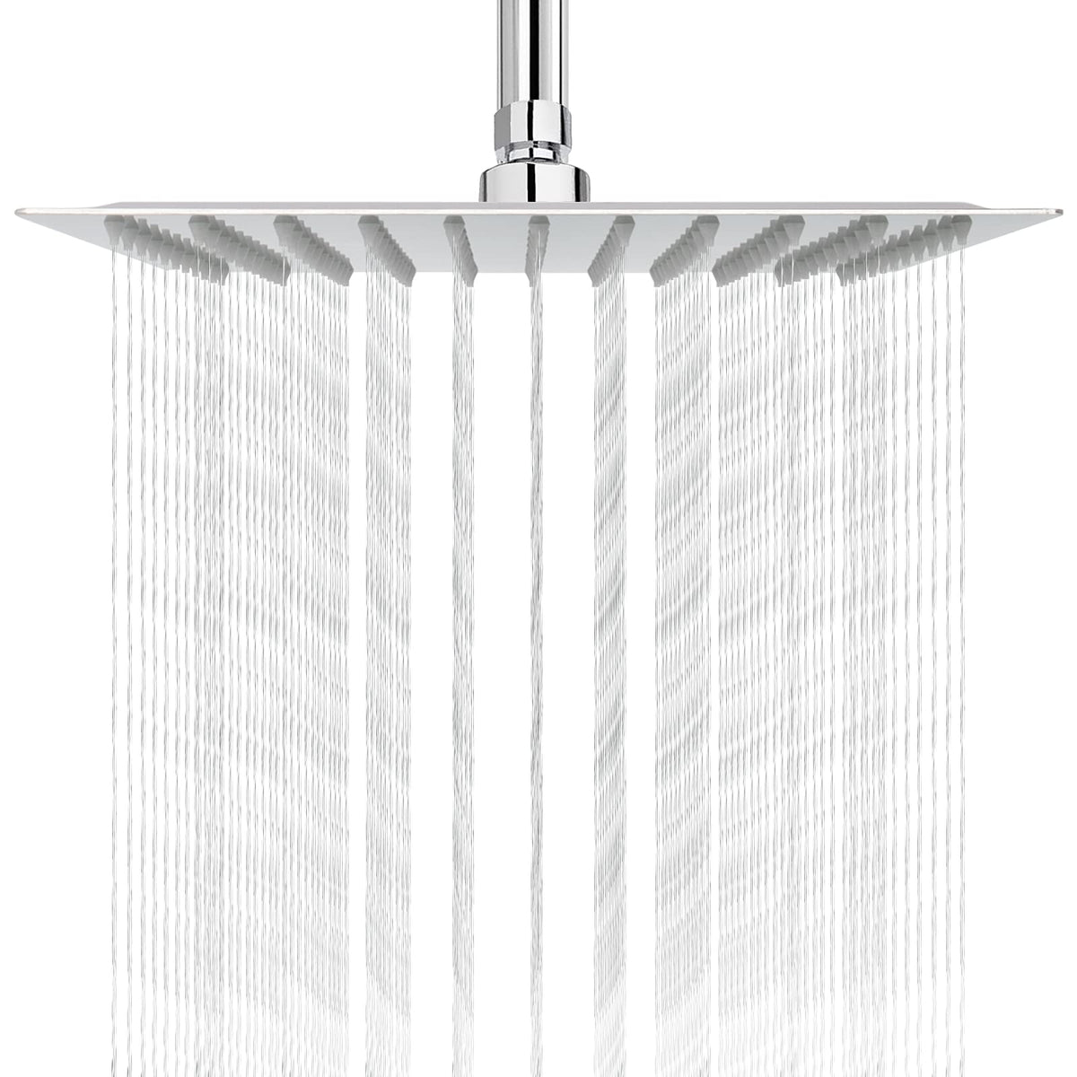 NearMoon 10-inch rainfall shower head in chrome finish for a stylish, durable bathroom upgrade