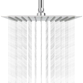 NearMoon 10-inch rainfall shower head in chrome finish for a stylish, durable bathroom upgrade