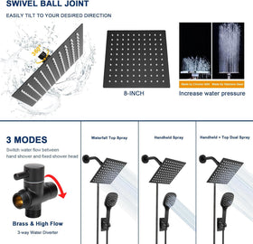NearMoon 360-degree swivel ball joint for precise, leak-free positioning