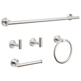 NearMoon 24 inch towel bar with nickel finish, a durable storage solution