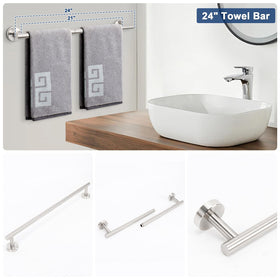 NearMoon robe hooks nickel finish for organized robes and towels
