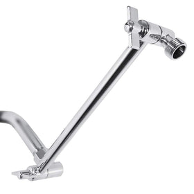 NearMoon adjustable shower arm with universal connection for versatile compatibility