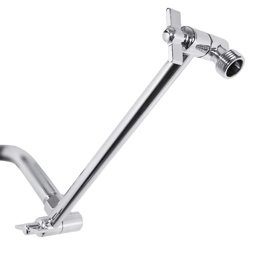 NearMoon adjustable shower arm with universal connection for versatile compatibility