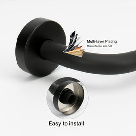 NearMoon matte black bathroom accessory elevates style and alignment