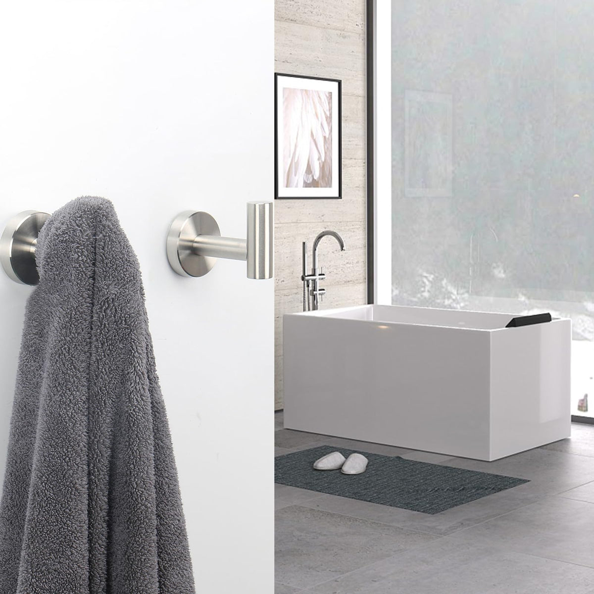 NearMoon brushed nickel finish close-up highlights premium corrosion resistance