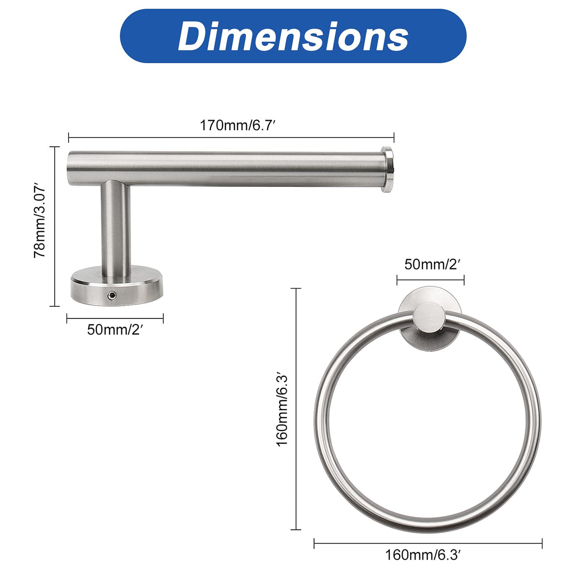 NearMoon brushed nickel finish close-up shows durable rustproof steel.