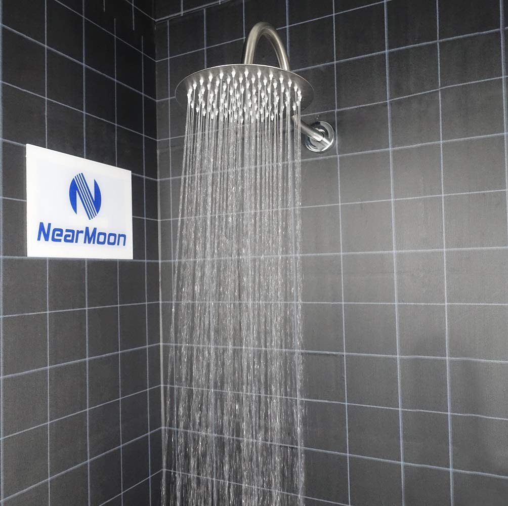 NearMoon brushed nickel finish complements any bathroom while delivering durable performance.