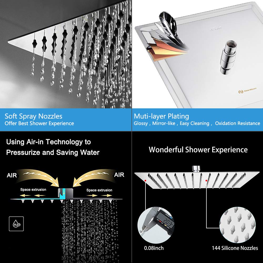 NearMoon ceiling or wall mount offers flexible bathroom installation