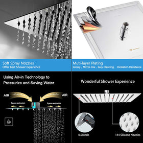 NearMoon ceiling or wall mount offers flexible bathroom installation