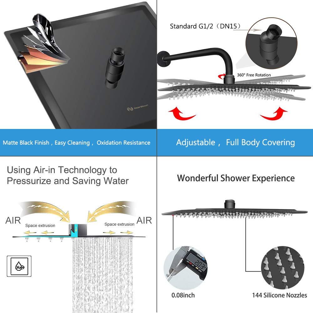 NearMoon ceiling or wall mount installation option for flexible setup