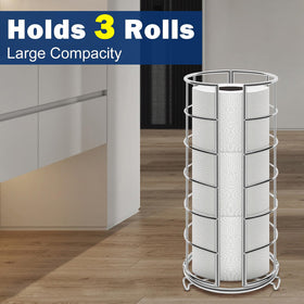 NearMoon chrome-base-tissue-stand adds a sleek, contemporary touch to any decor.
