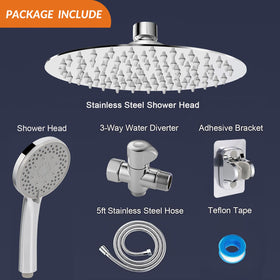 Chrome finish adds modern shine and resists corrosion for long-term use.