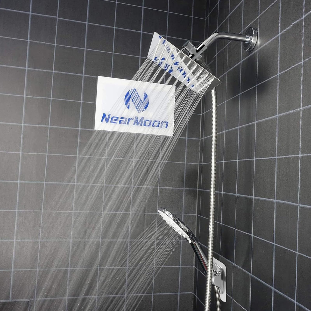 NearMoon easy installation with standard connections fits most showers quickly