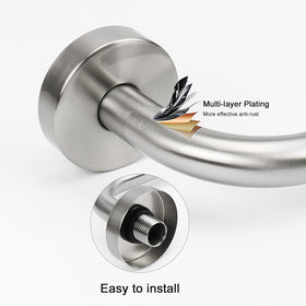 NearMoon easy-installation shower arm ready for standard plumbing