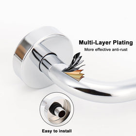 NearMoon 12-inch extension arm creates a spacious shower for comfortable use.