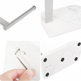 NearMoon free-standing-towel-holder fits on countertops and vanities