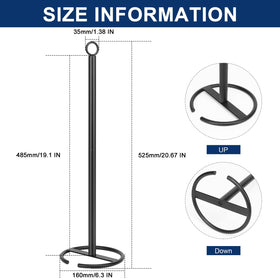 NearMoon freestanding 4-roll holder keeps spare rolls easily accessible.