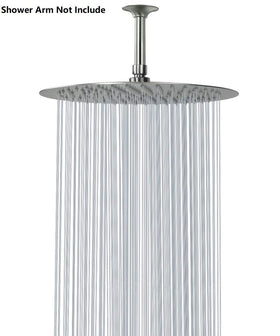 NearMoon large rainfall head provides full-body coverage for a soothing shower.