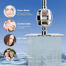 NearMoon handheld shower with 5 settings for a customizable spa-like spray.