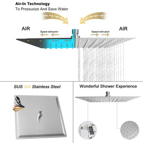 NearMoon high-flow stainless steel design for strong, consistent spray