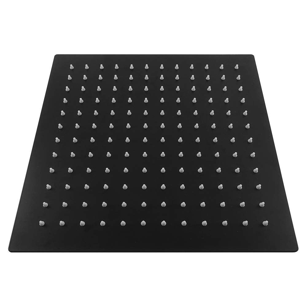 NearMoon high-flow stainless square shower head delivers strong water pressure
