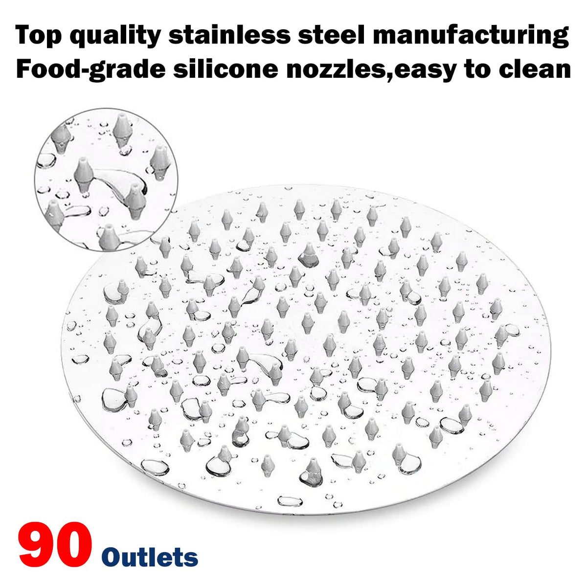 NearMoon stainless steel hose extends reach for bath and cleaning tasks.