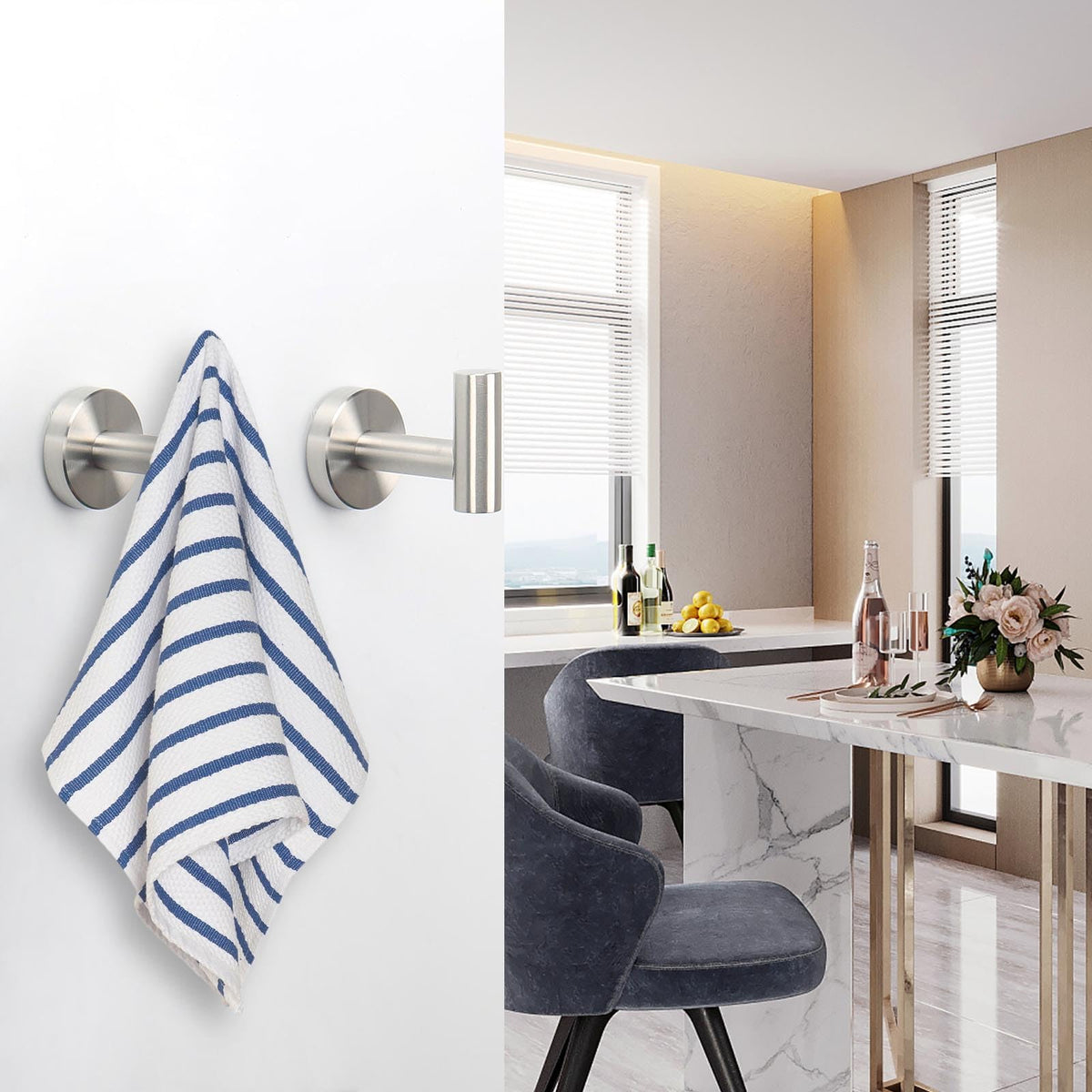 NearMoon packaging includes screws and anchors for quick installation