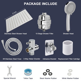 NearMoon rain and massage modes for versatile cleansing options.