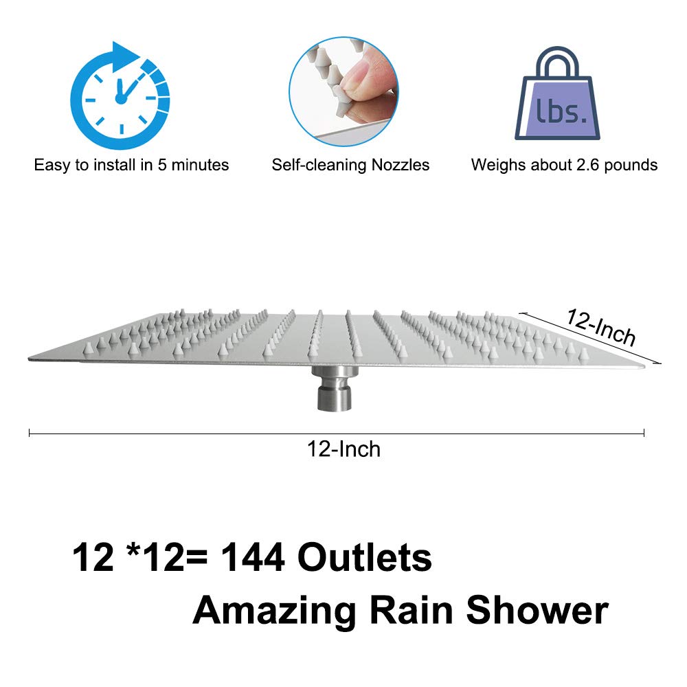 NearMoon easy installation with included wrench and standard shower arms