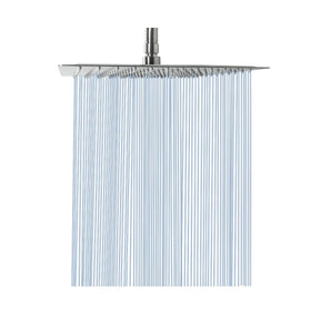NearMoon rain shower head front view with 12-inch coverage for full-body immersion