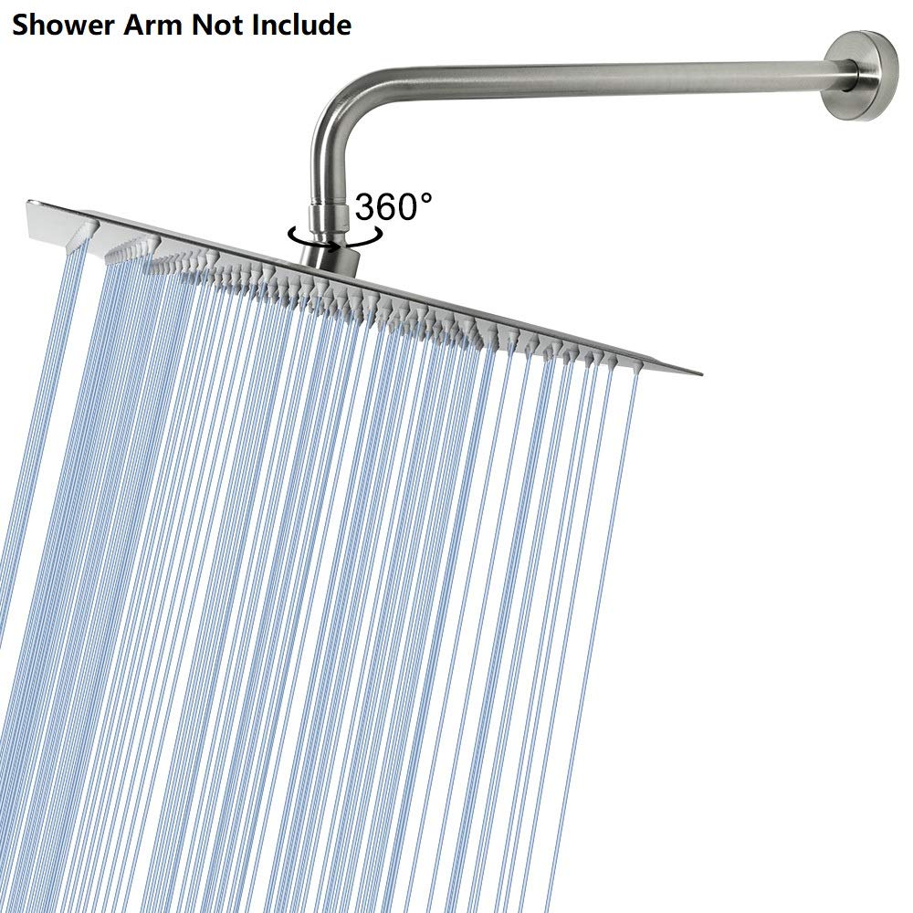 NearMoon brushed nickel finish complements metal fixtures in bathroom
