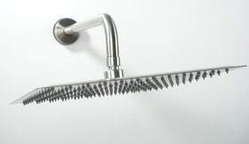 NearMoon 12-inch square nozzle area delivering a dramatic rainfall sensation