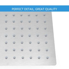 NearMoon shower head wall mount with brushed nickel finish in contemporary space