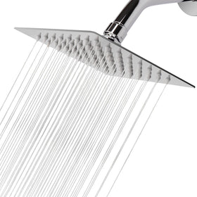 NearMoon rain shower head front view with 6-inch width for immersive rainfall.