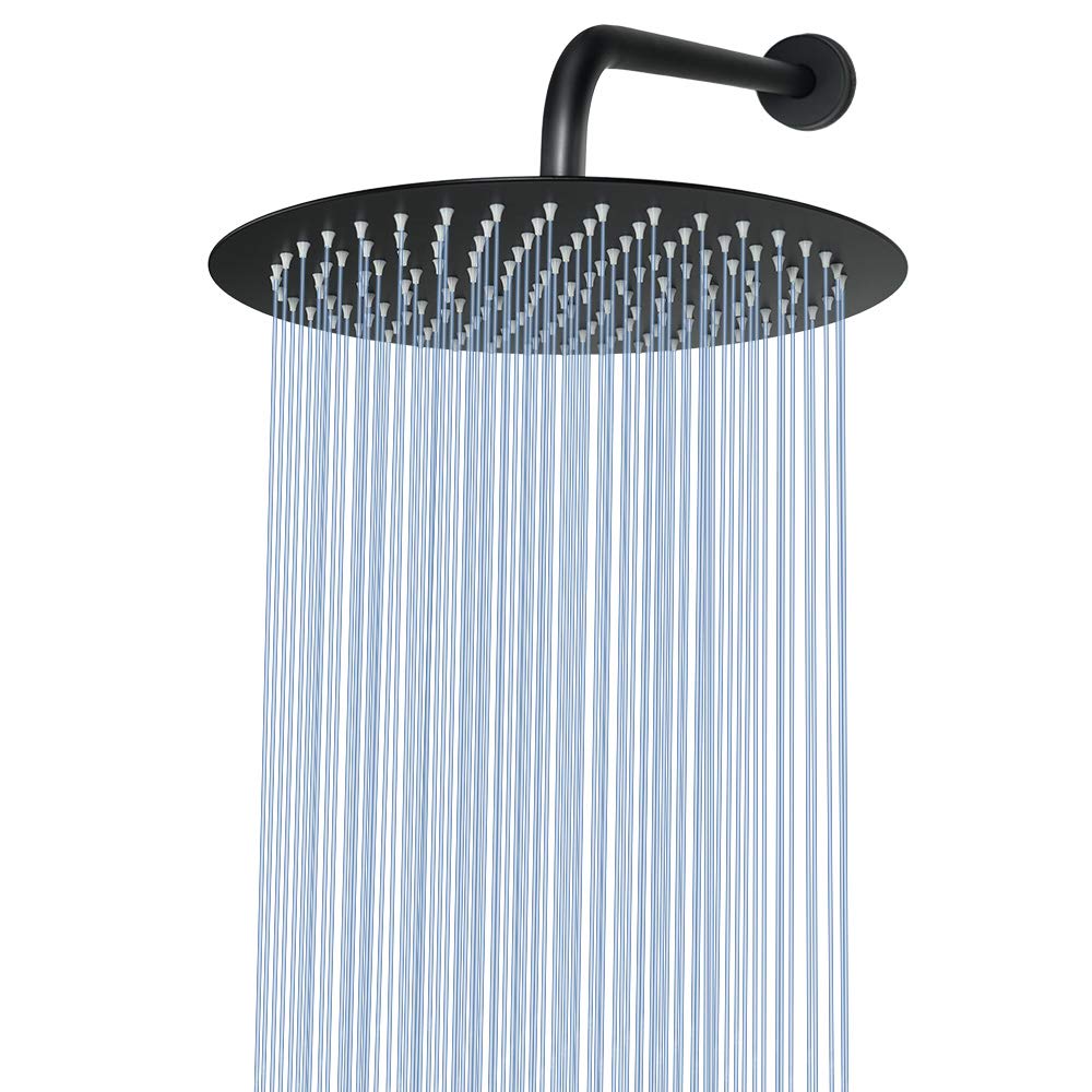 NearMoon matte black finish complements modern bathrooms and decor